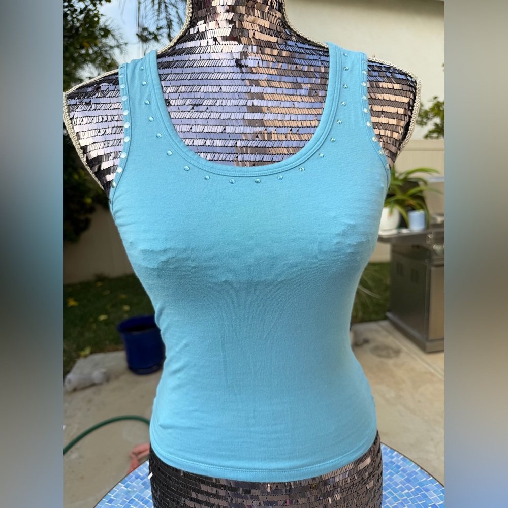 Victoria's Secret Light Blue Tank Top